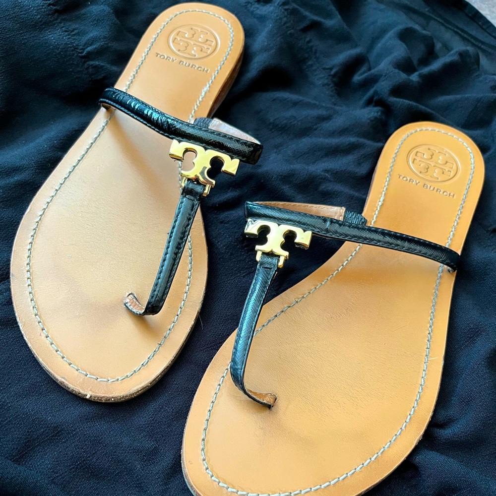 Tory Burch Skinny Strap Flip Flops